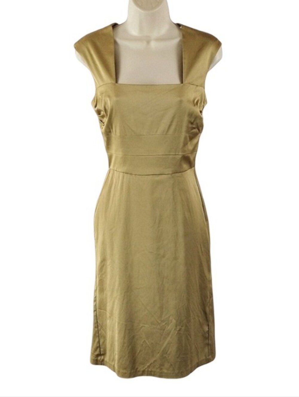 Michele Michelle mettalic gold dress